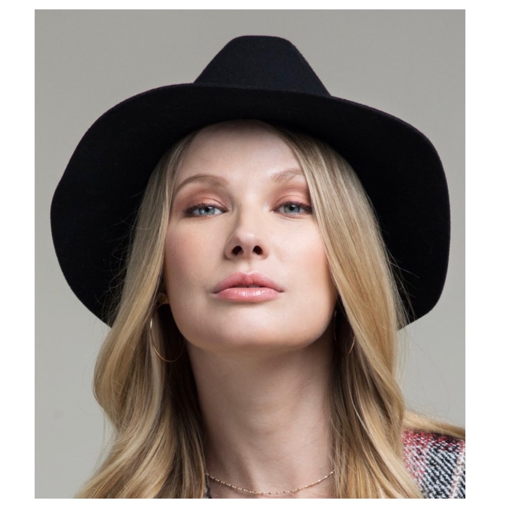 ❤️ 100% Wool felt panama with braided O-ring band hat - Picture 3 of 9